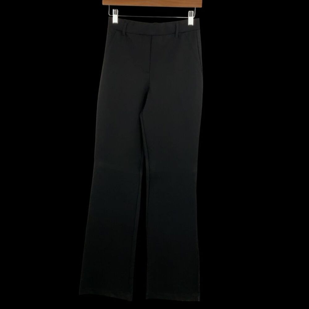 Quince Women Ultra-Stretch Ponte Flare Leg Pants Black XS